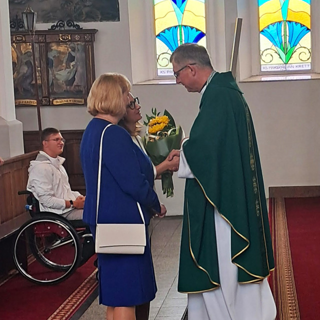 Powitanie Księdza Proboszcza Dariusza Kreihsa